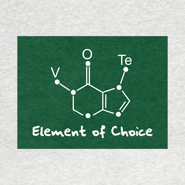 chemical formula of vote by Typography Dose